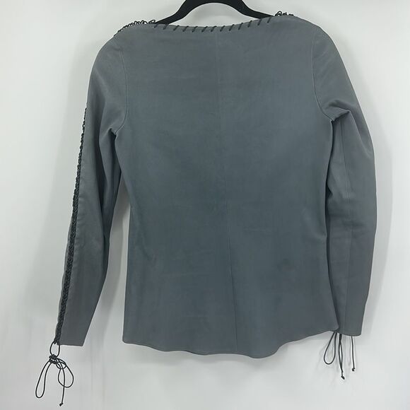 Isabel Marant Leather Top Sz 40 - Picture 5 of 7